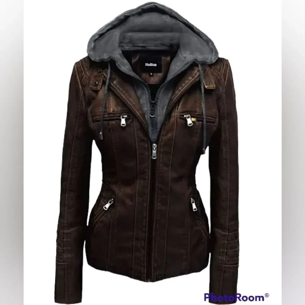 New Hoffen Brazilian Vegan Leather Women's Jacket